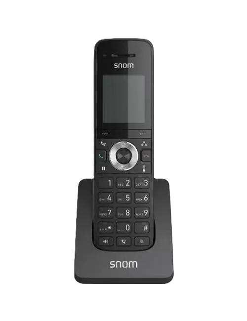 Combiné DECT industriel Snom M85 avec capteurs PTI. Téléphone sans fil Snom M85 IP65. DECT PTI