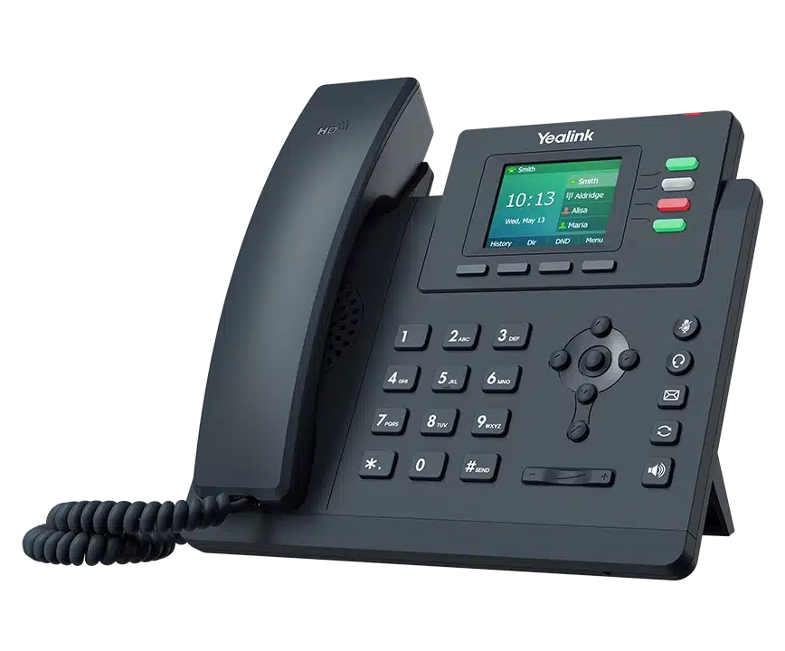 Téléphone IP SIP-T33G de marque Yealink - Leader mondial en fourniture et solution de téléphonie VoIP - Partenaire premium d'EISN