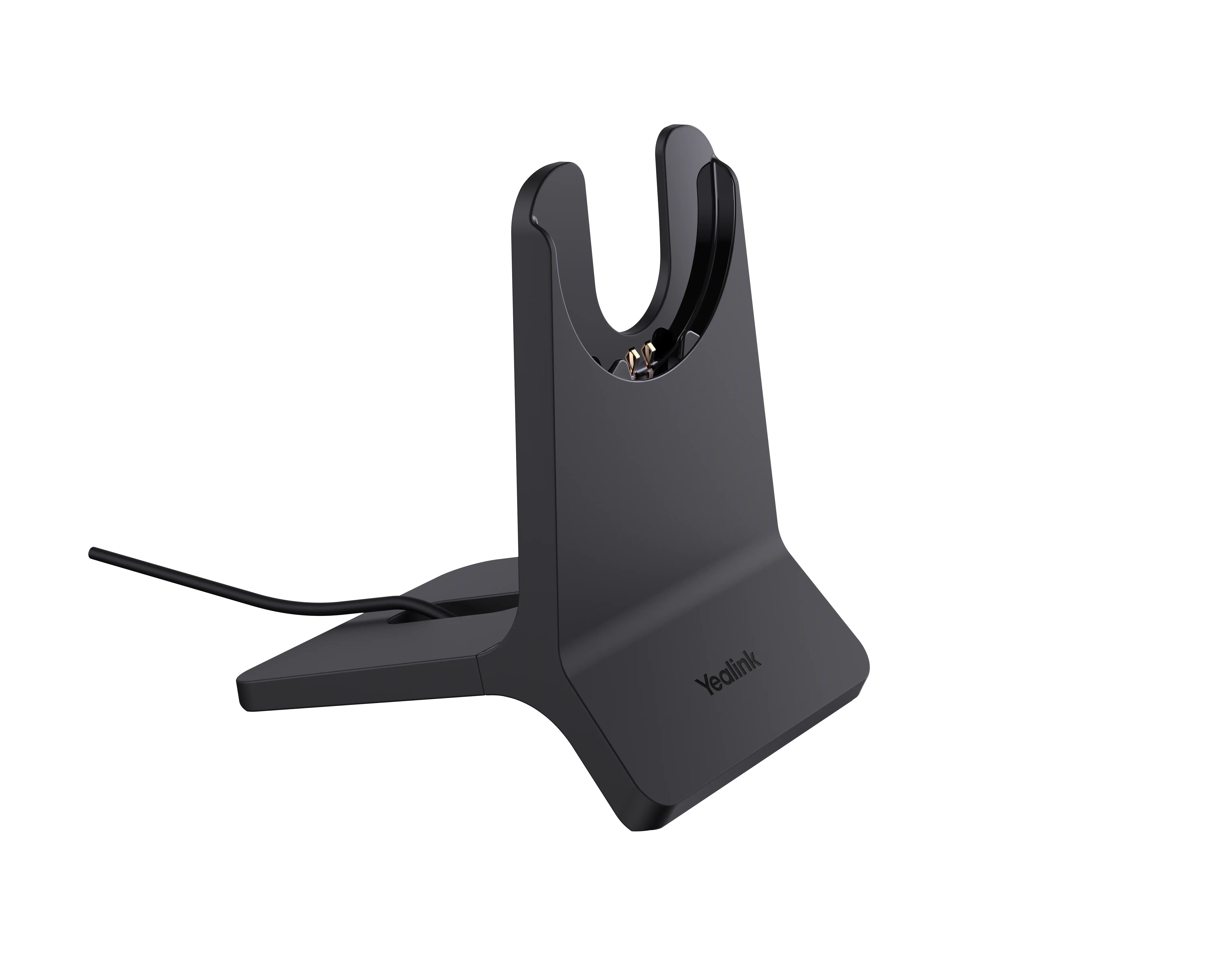 Casque Bluetooth deux écouteurs Yealink BH70 sur son socle