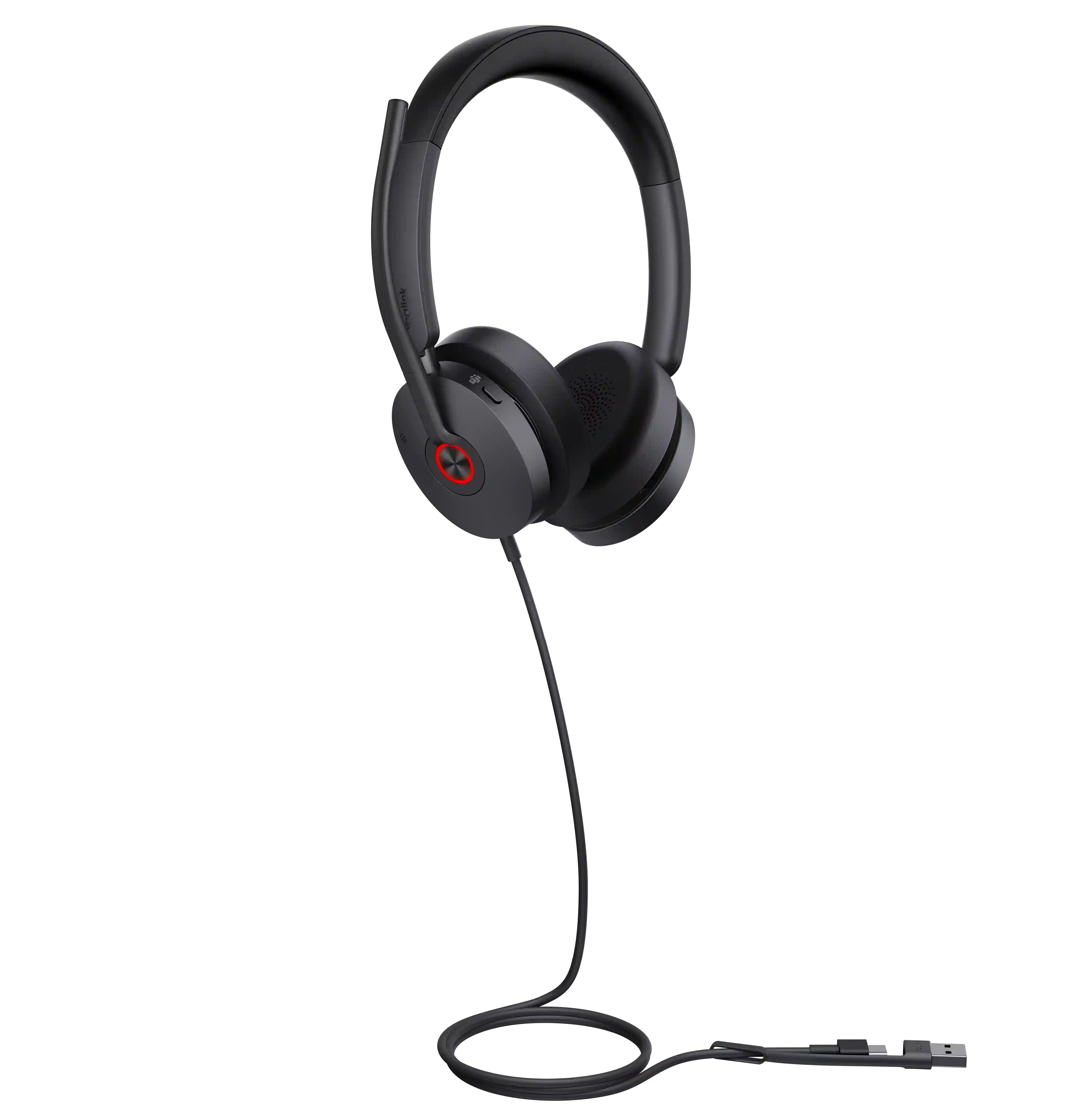 Yealink UH48 Dual connecté à un PC portable pour télétravail