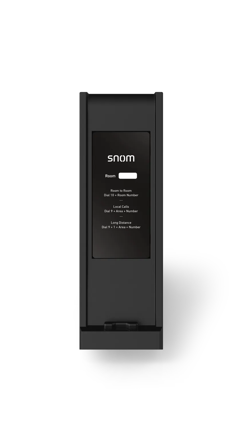Snom HD300A avec façade personnalisée logo hôtel